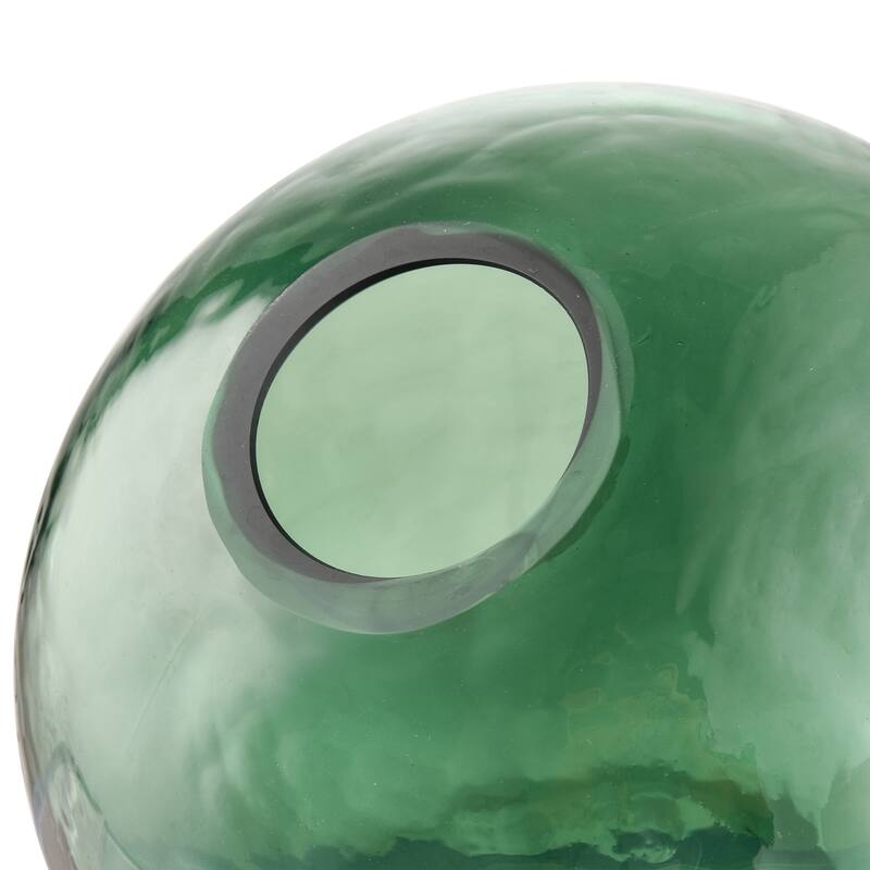 Elk Home Calla Forest Green Glass 6.5 Inch Wide Vase