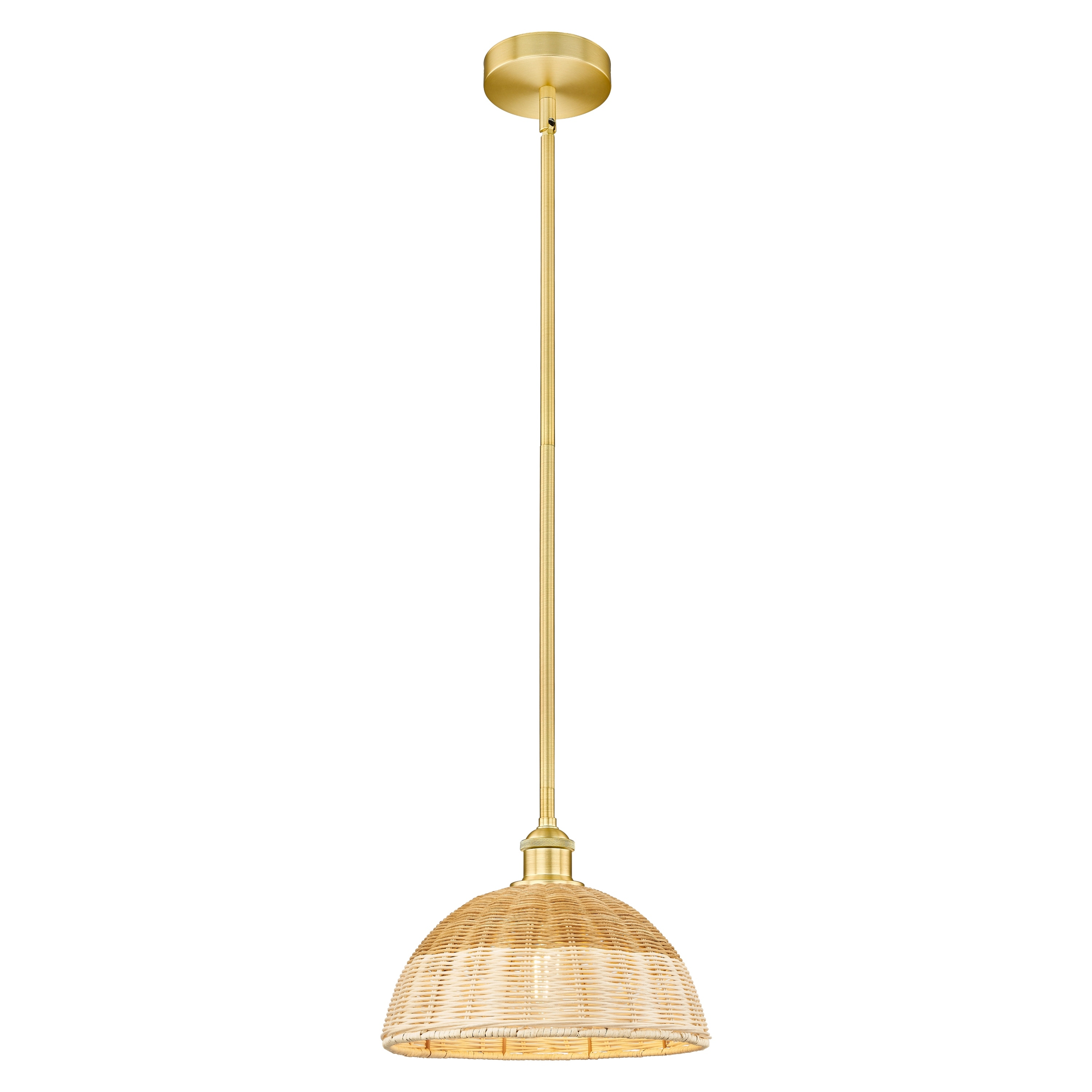 Innovations Lighting Endless Possibilities Edison - Bristol Natural II - 1 Light 12" Stem Hung Mini Pendant