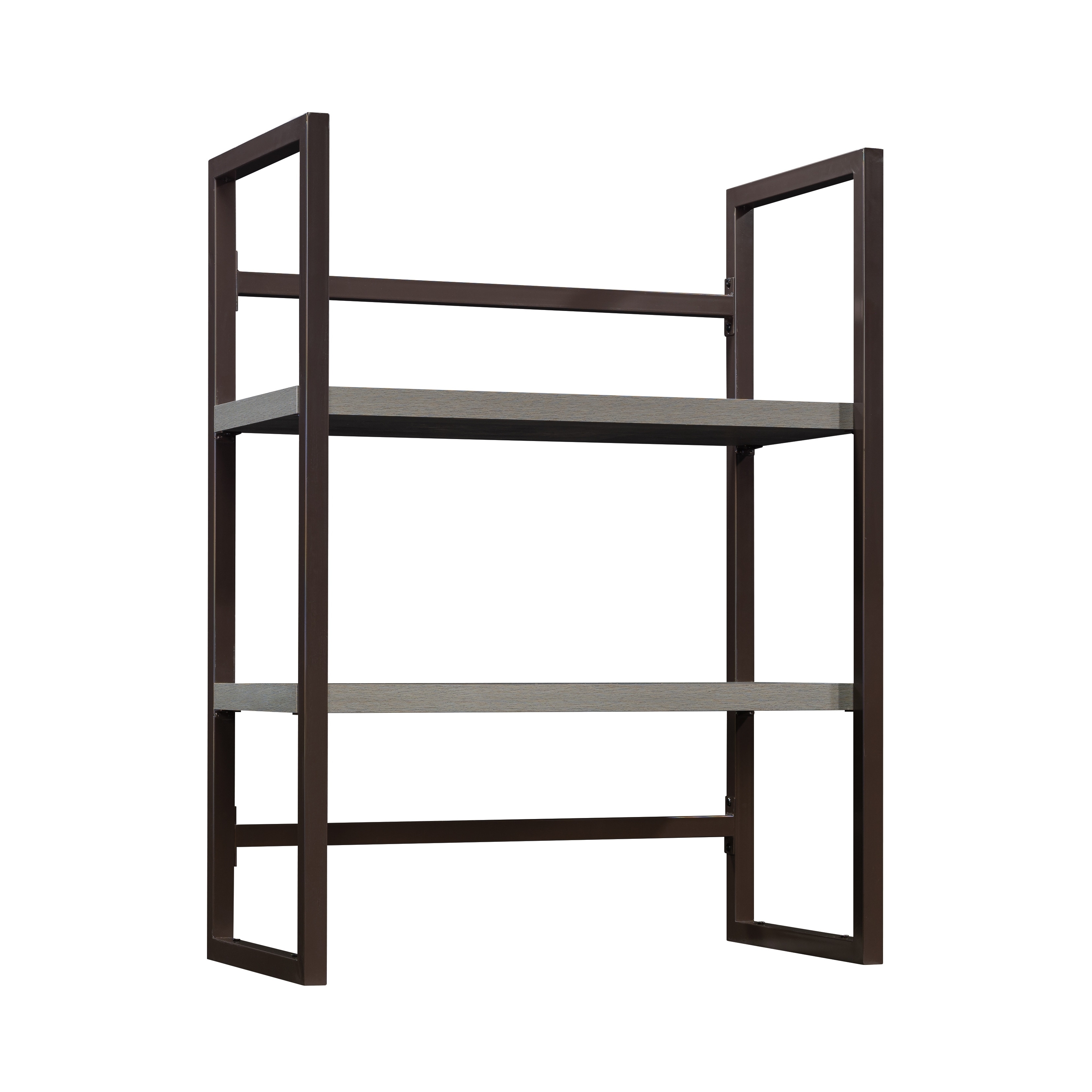 Wood Library Hutch with Modern Design, Brown - 31.50" W x 16.54" D x 42.28" H