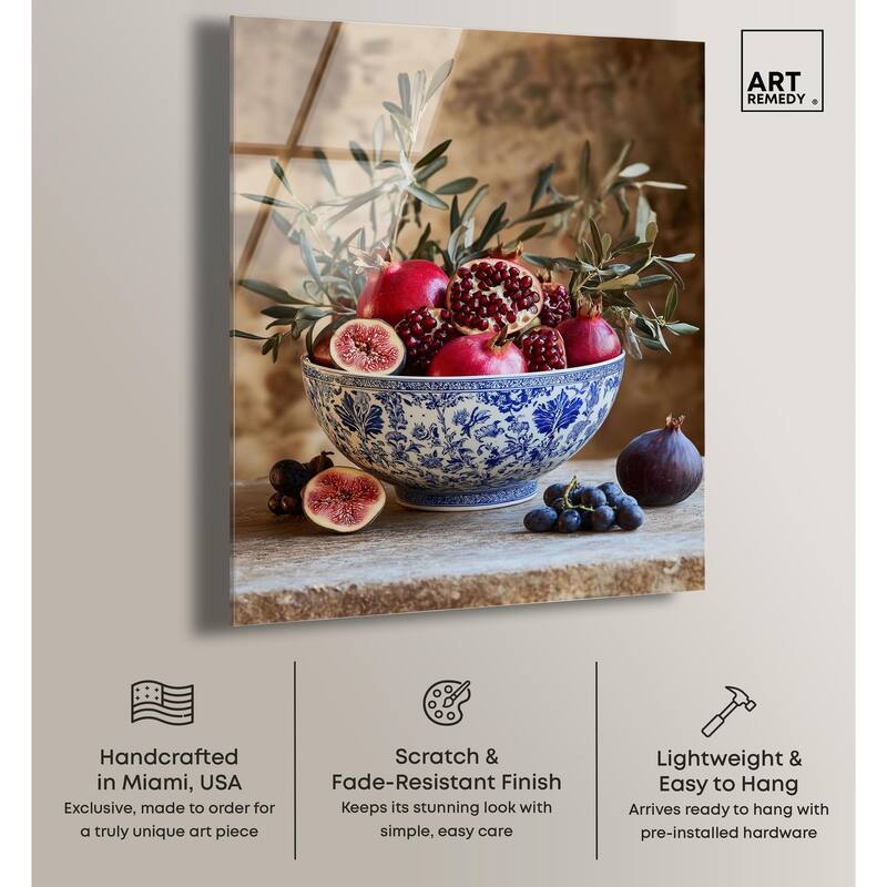 Grape Gathering Acrylic by Art Remedy, Ready to Hang