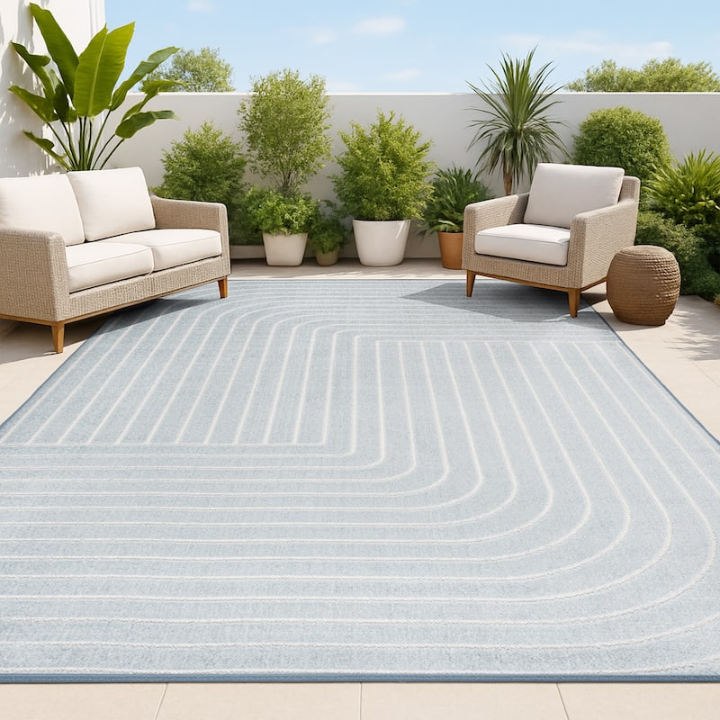JONATHAN Y Aarhus Minimalist Angle Geometric Ivory/Cream Area Rug