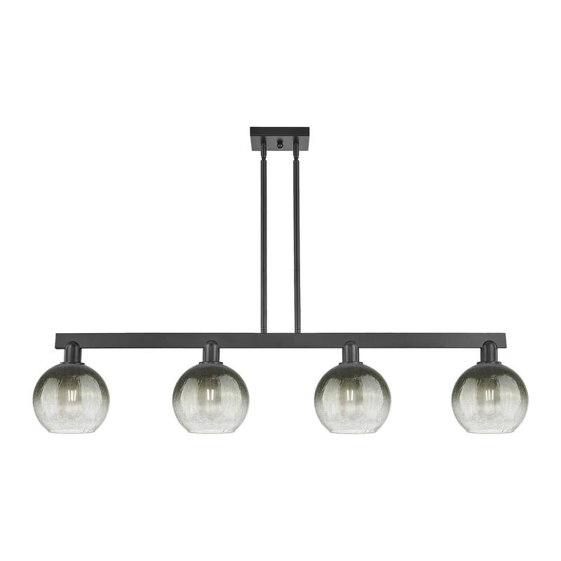 Innovations Lighting 716-4I-12-48 Brookhaven Globe Linear Brookhaven - Matte Black / Slate