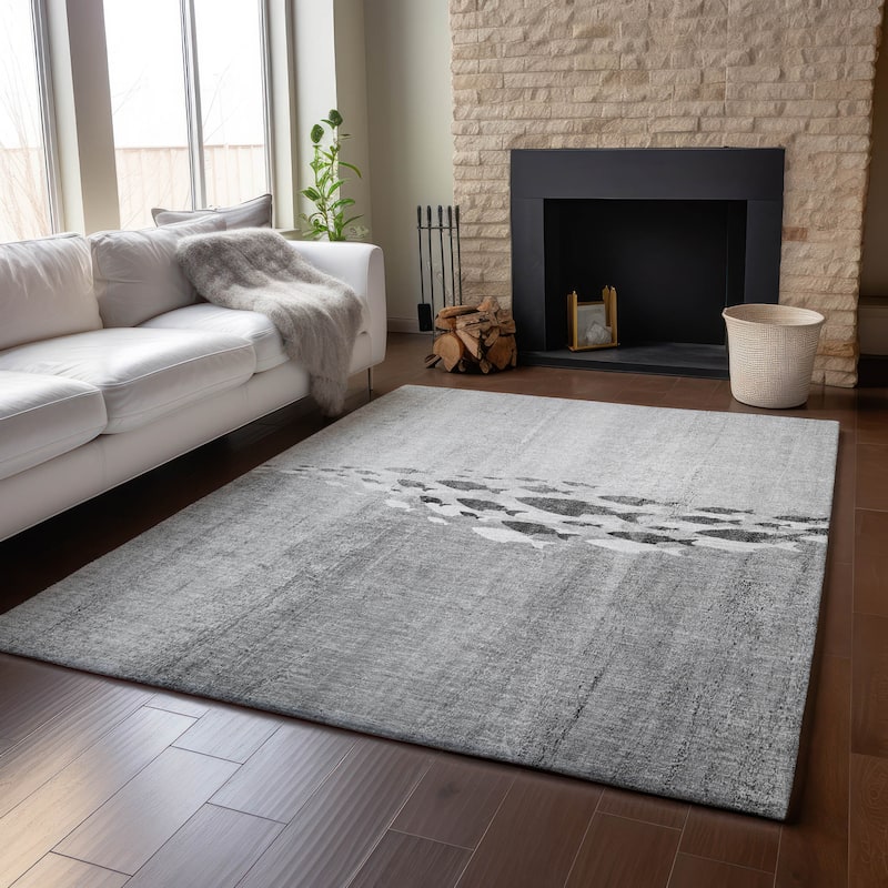 Premium Washable Super Modern Fish Soft Mayfield Rug