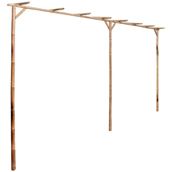 Shop Vidaxl Pergola Bamboo 151 6 Garden Patio Veranda Arbor Vine Plant Support Overstock 27470149