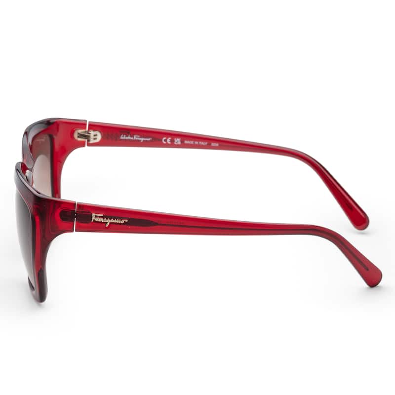 Ferragamo Women's 59mm Crystal Wine Sunglasses