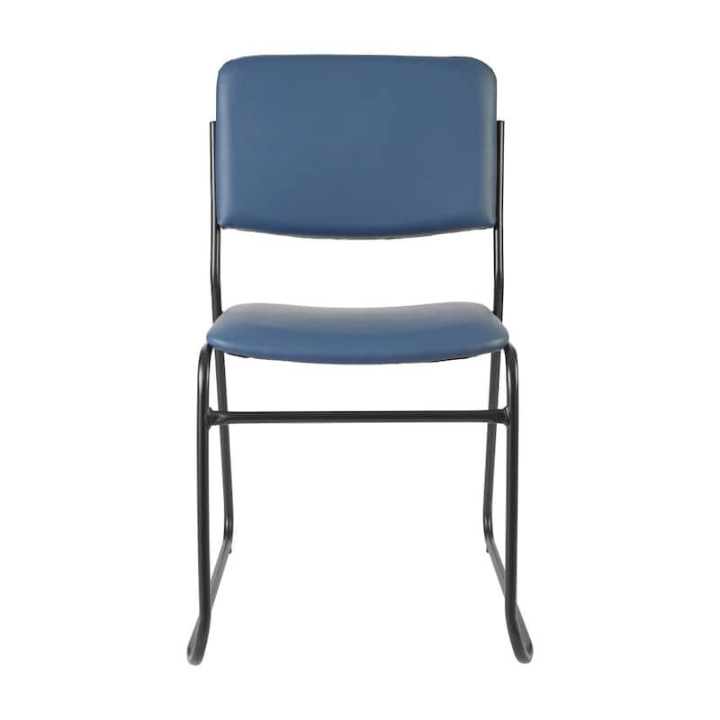500 lb. Capacity High Density Stacking Chair with Sled Base - 23"D x 18.75"W x 32.25"H