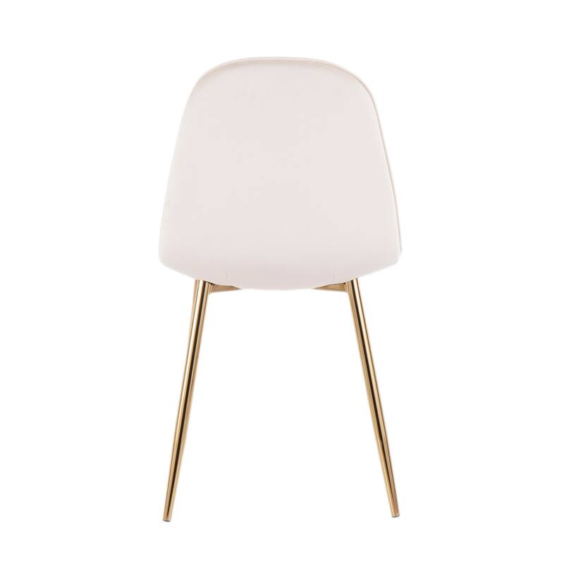 Silver Orchid Stone Gold Dining Chair - Set of 2