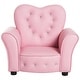 preview thumbnail 3 of 7, Kids Tufted Upholstered Chair Princess Couch with Diamond Decoration