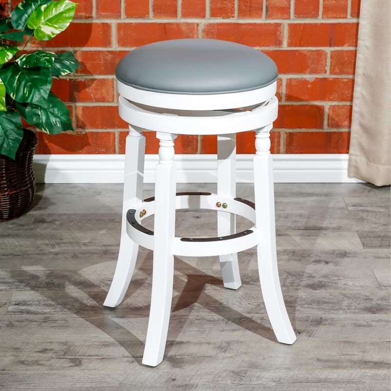 DTY Indoor Living Palmer Lake Backless Swivel Counter or Bar Stool