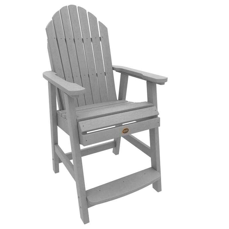HIGHWOOD Commercial Grade Muskoka Adirondack Counter Height Dining Chair - Coastal Teak