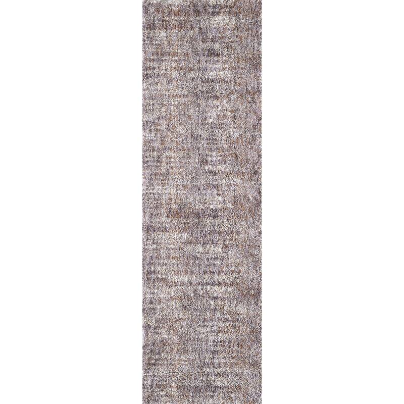 Domani Plush Mid-Century Abstract & Heathered Shag Area Rug