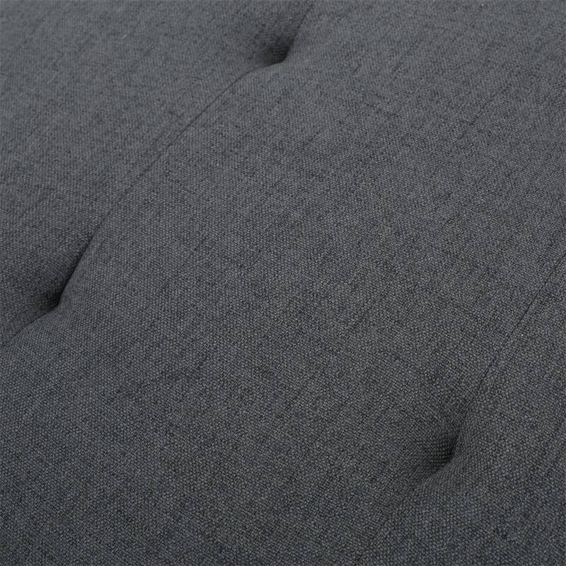 Tufted Large Rectangular Storage Ottoman