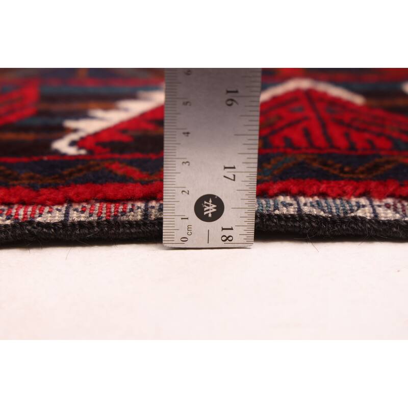 ECARPETGALLERY Hand-knotted Teimani Dark Navy Wool Rug - 3'11 x 6'8