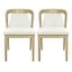 preview thumbnail 2 of 12, Christopher Knight Home - Ashlin Contemporary Upholstered Armless Dining Chairs with Rubberwood Frame, Set of 2