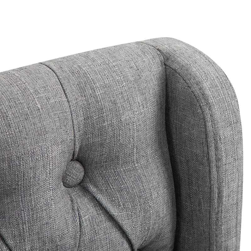Velvet Accent Chair, Wingback Arm Chair with Gold Legs, Upholstered Single Sofa for Living Room Bedroom, White