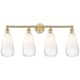 Option Brushed Brass / Opal