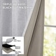preview thumbnail 21 of 28, Deconovo Linen Blackout Curtains Grommet Drapes for Living Room 2 Panels