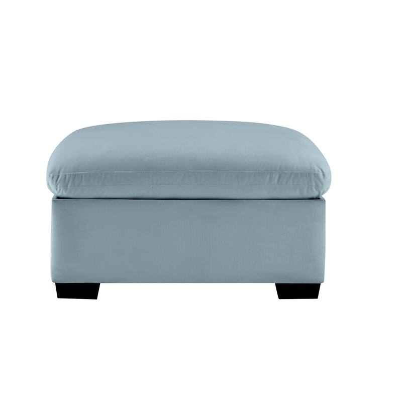 Cloudies Storage Ottoman Comfortable choice, multiple functions, classic design, and cozy corners Velvet
