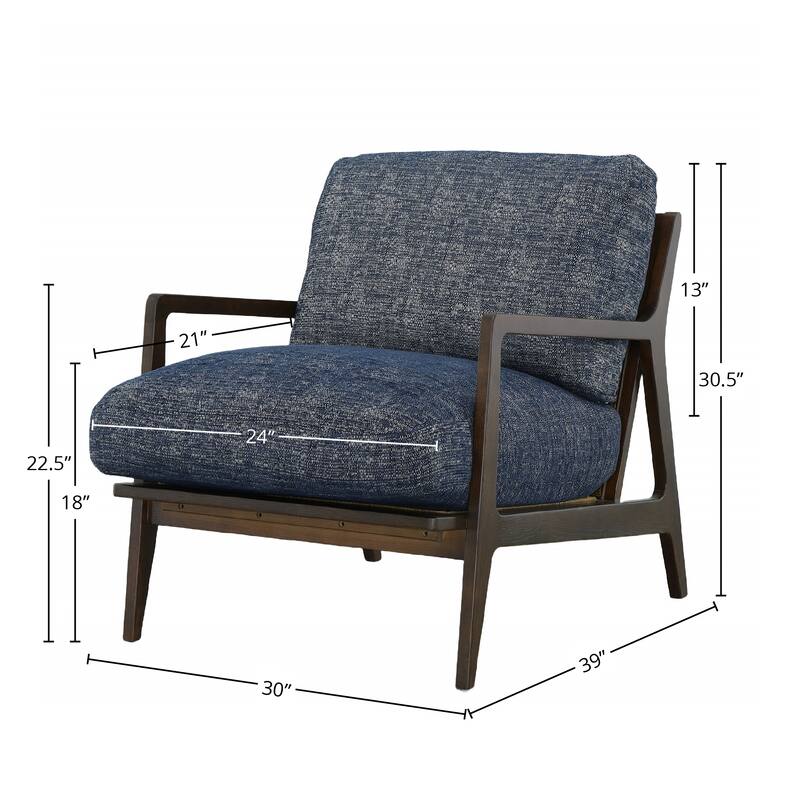 30" Wide Arm Chair, Sage