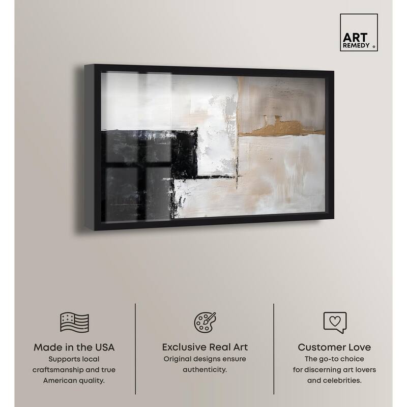 Black Dust and White Ash II Shadowbox by Art Remedy