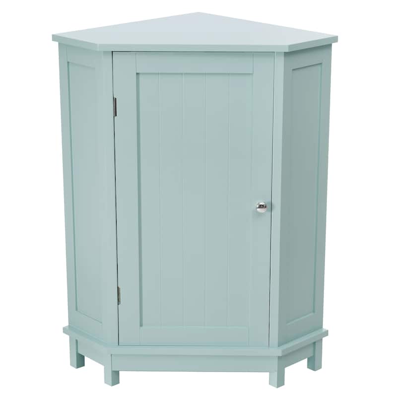 Triangle Corner Bathroom Cabinet with Shelf