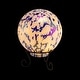 preview thumbnail 8 of 9, Alpine Corporation 8" Diameter Indoor/Outdoor Glass Gazing Globe with LED Lights and Stand, Blue/White