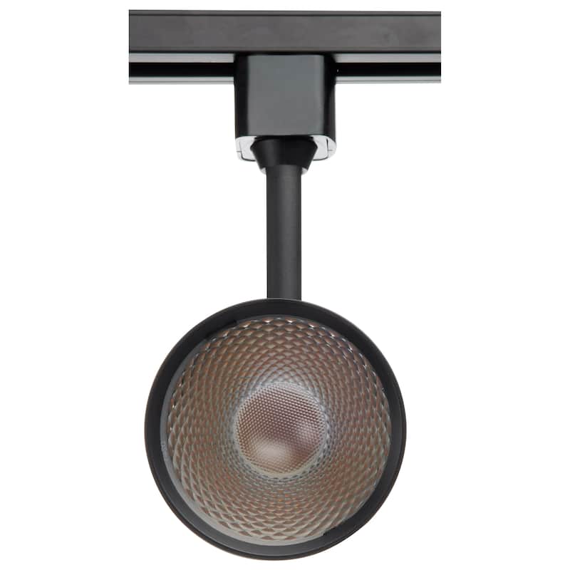 30 Watt LED Commercial Track Head Black Cylinder 24 Degree Beam Angle