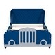 preview thumbnail 12 of 25, Twin Size Car-Shaped Platform Bed Frame w/ Wheels Creative Trundle Bed for Kids, Teens No Box Spring Needed, Easy Assembly