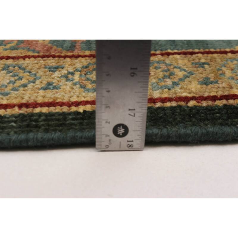 ECARPETGALLERY Hand-knotted Jules Serapi Dark Green Wool Rug - 8'10 x 11'9