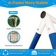 preview thumbnail 5 of 7, Metal Swing Stand With Saucer Outdoor Playground Metal Swing Set For Kids Outdoor Play