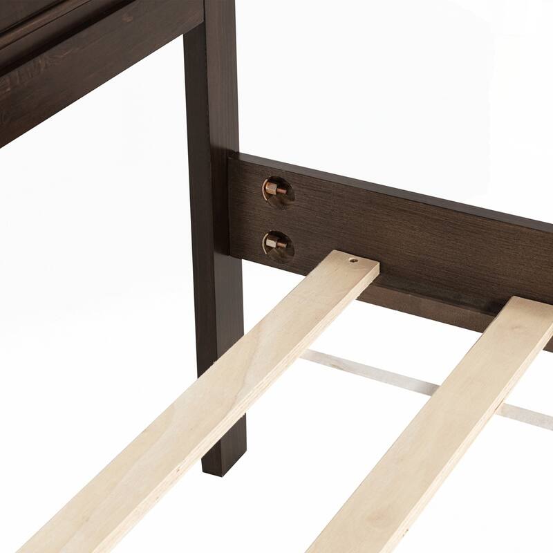 Pinewood Bed with Strengthened Bed Frame