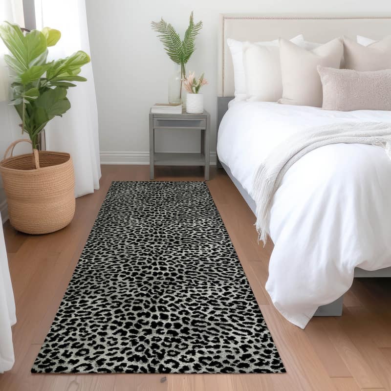 Premium Washable Super Soft Animal Print Mayfield Rug - Shadow - 2' 3" x 7' 6" - Runner