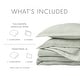 preview thumbnail 28 of 33, Chelsea Square Reese Modern Lightweight Chambray Print Comforter Set