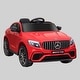 preview thumbnail 3 of 1, Licensed Mercedes Benz AMG GLC63S Coupe 12V Electric Ride On Car for Toddlers with Remote, Horn, MP3 & Lights Red