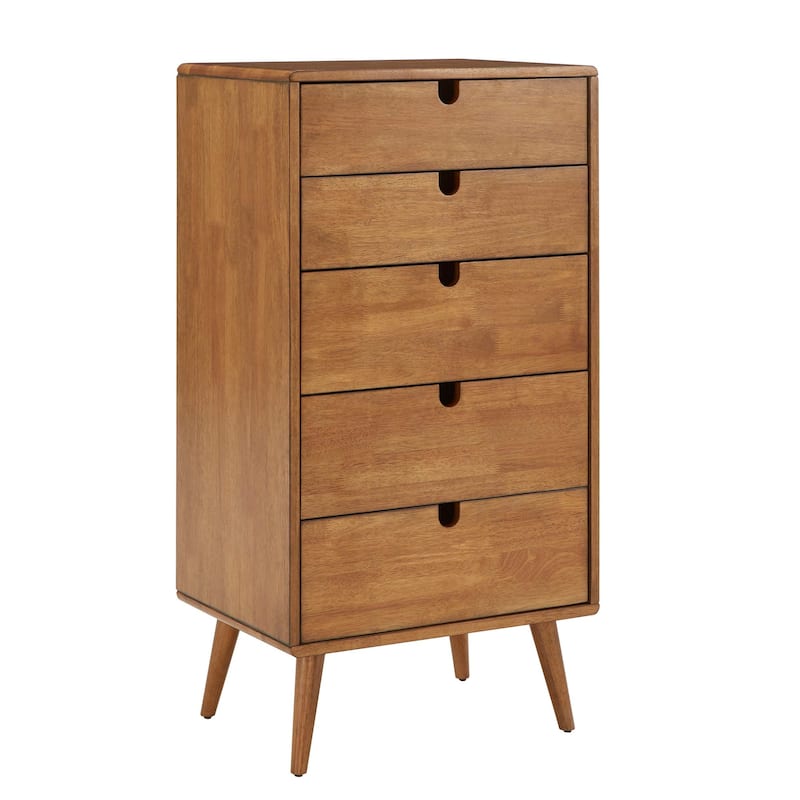 Clark Oak Finish 5-drawer Chest by iNSPIRE Q Modern
