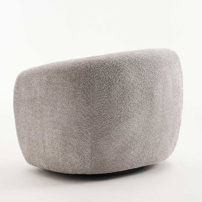 Mid-Century Modern Accent Chair, Soft Padded Single Sofa