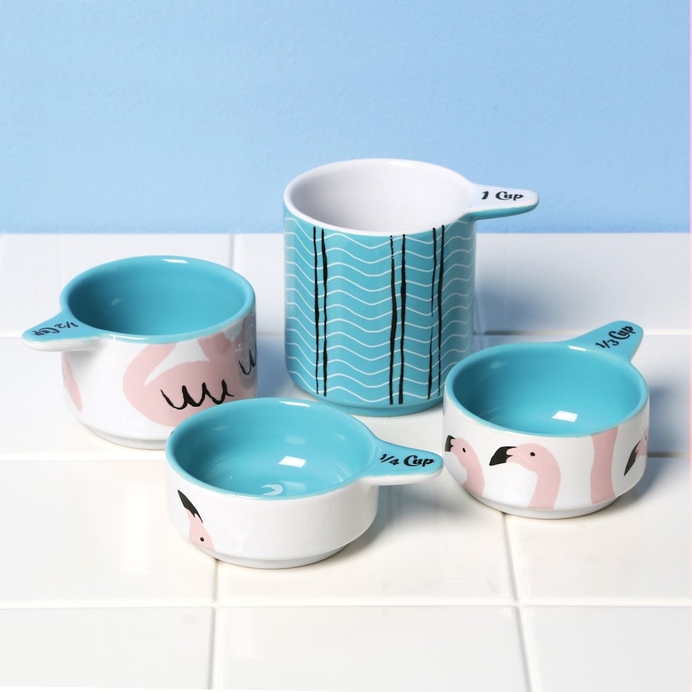 Buy Kitsch'n Glam Novelty Animal Ceramic Measuring Cups and Stacking s (Measuring  Cups, Cute Cat) Online at desertcartBolivia