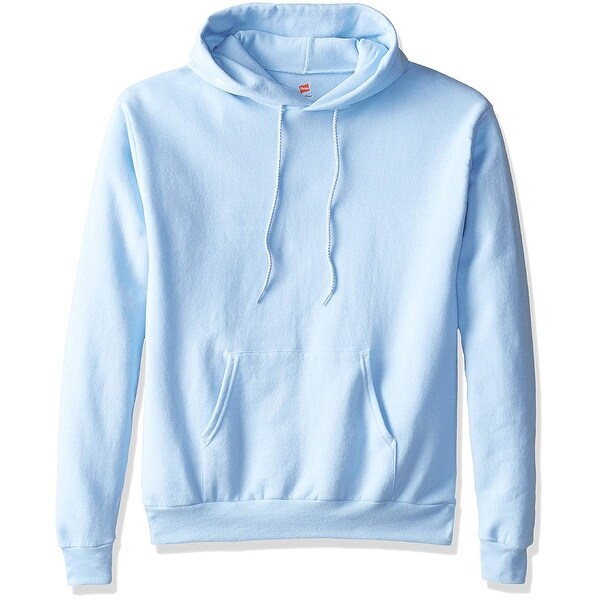 hanes light blue hoodie