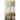 Brass Polystone Antique Style Floral Buffet Lamp with Tapered Shade - 12 x 32