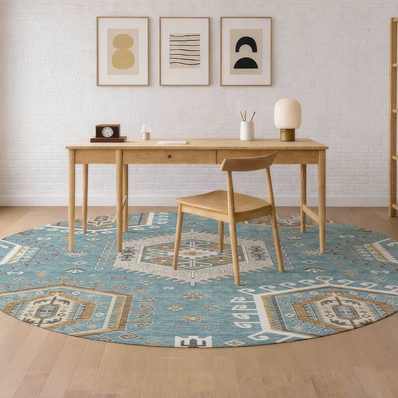 Machine Washable Indoor/ Outdoor Global Akron Chantille Rug