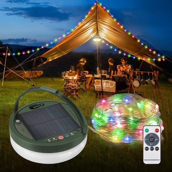 39.4ft Outdoor Solar Powered String Lights
