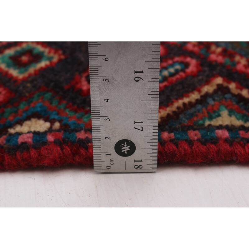 ECARPETGALLERY Hand-knotted Andelz Red Wool Rug - 2'9 x 10'8