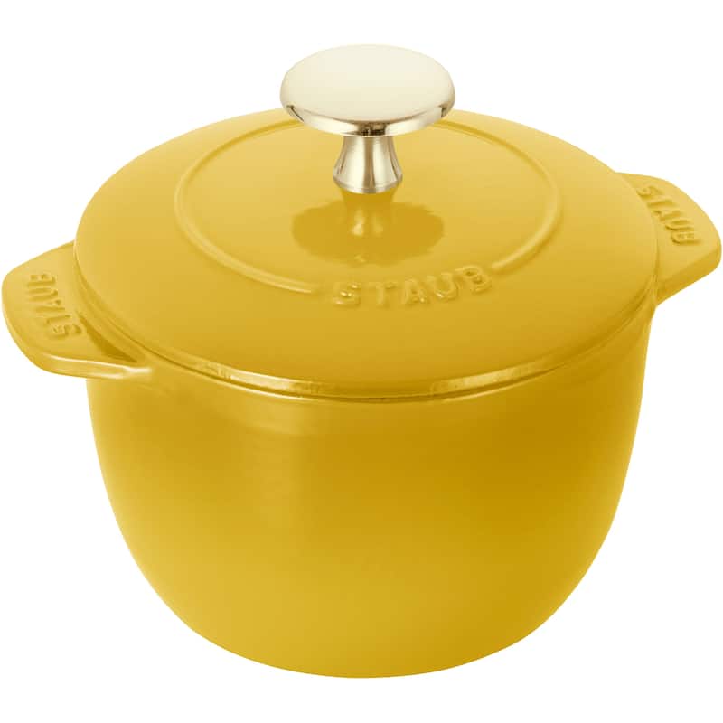 STAUB Cast Iron 1.5-qt Petite French Oven - Citron