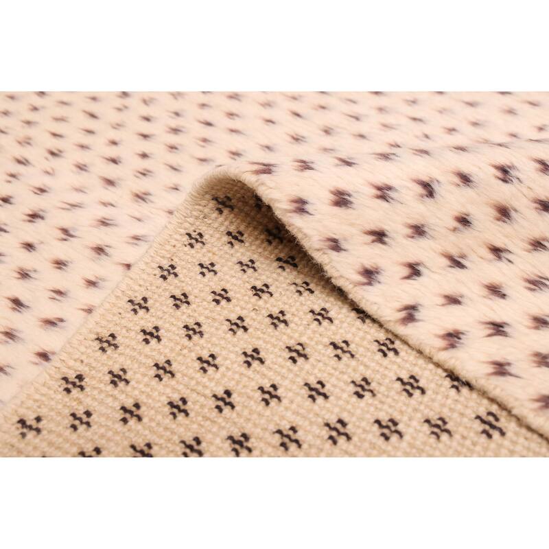 ECARPETGALLERY Hand-knotted Pak Finest Marrakesh Cream Wool Rug - 4'3 x 6'0