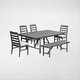 preview thumbnail 5 of 28, Navarro Outdoor Dining Set Mocha 6-PC with Bench