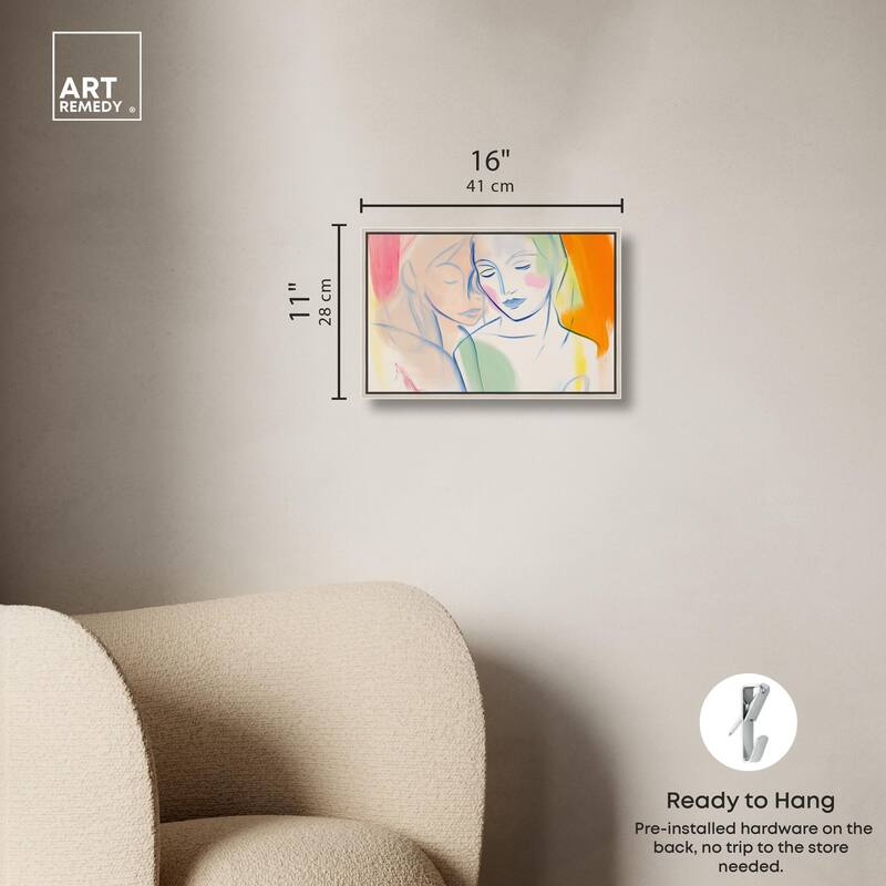 Brushstroke Bond Canvas by Art Remedy