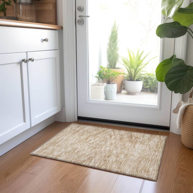 Machine Washable Indoor/ Outdoor Chantille Chevron Modern Rug