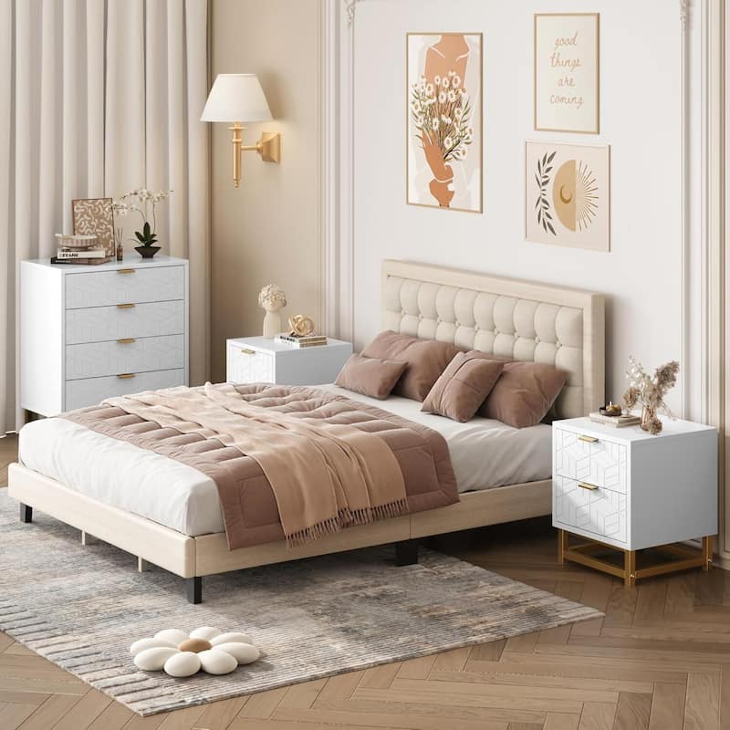 4 Drawer Dresser for Bedroom, Living Room, Entryway