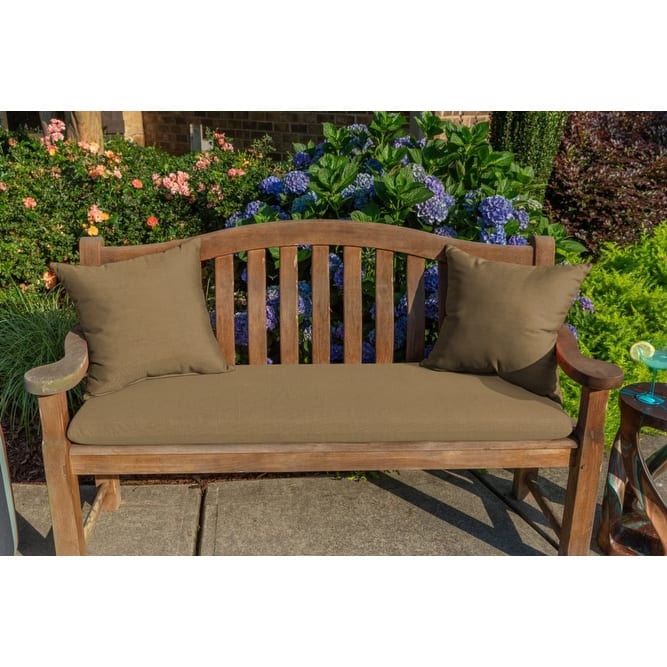 Sunbrella® Solid Fabric 1-Piece Indoor/Outdoor Square Throw Pillow, 15"W x 15"L, Cast Silver