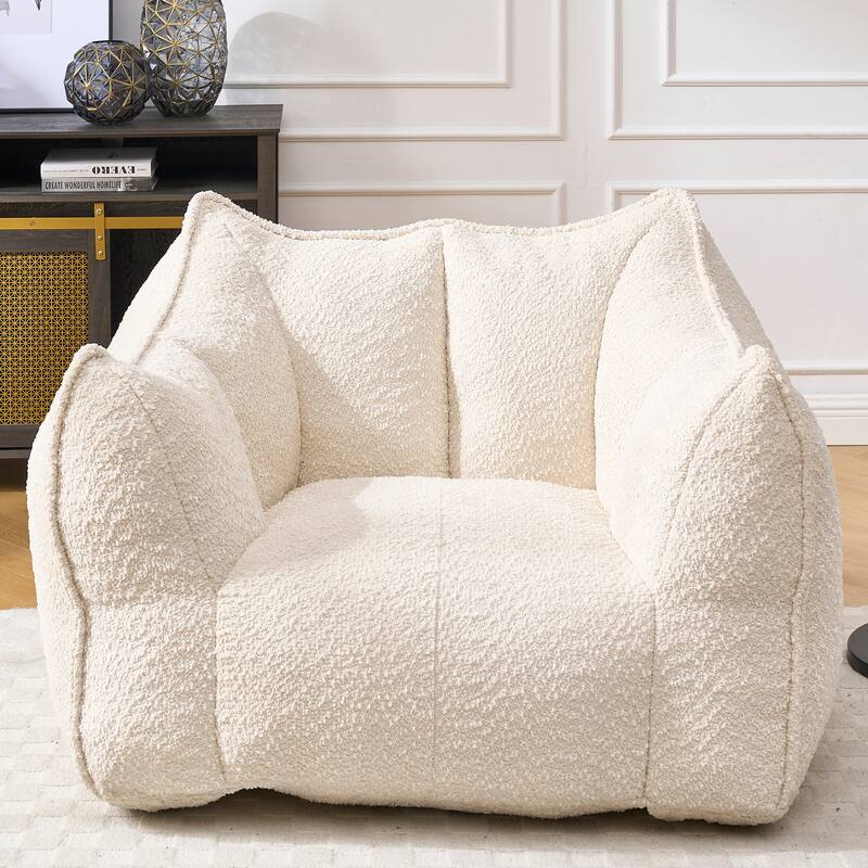 Lazy Bean Bag Chair with Arms for Living Room